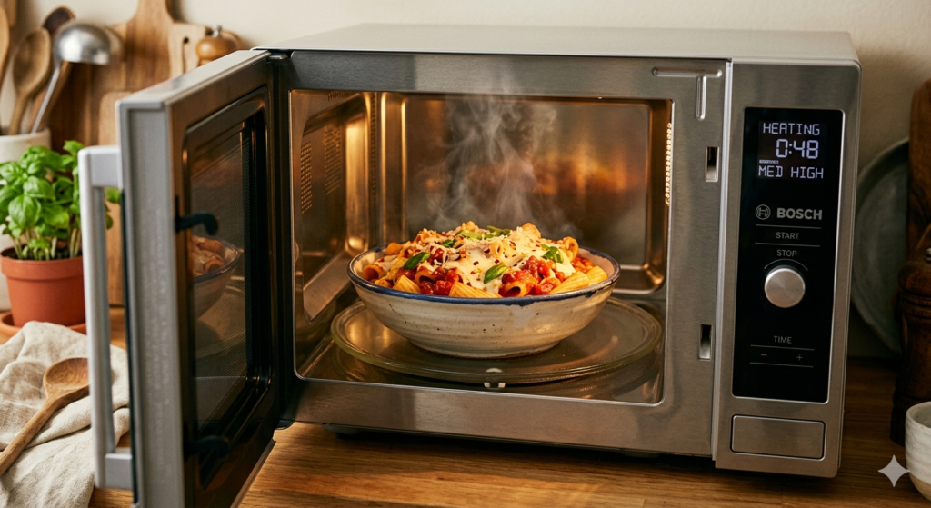 Checking al dente pasta