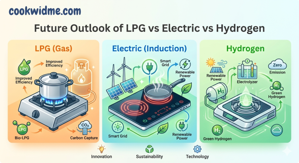 LPG vs Electric vs Hydrogen real rates overview